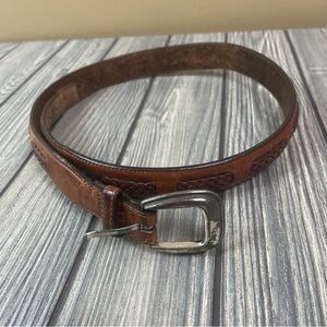 Brighton Brown Leather Belt Size 34